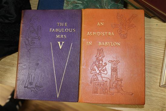 Bates, H.E. - Morocco Bound Volumes - The Fabulous Mrs V. uncorrected proofs with printed wrappers bound-in,